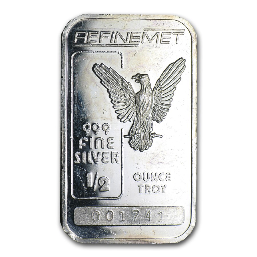 1 2 Oz Silver Bar Secondary Market Fractional Less Than 1 Oz Silver Bars APMEX